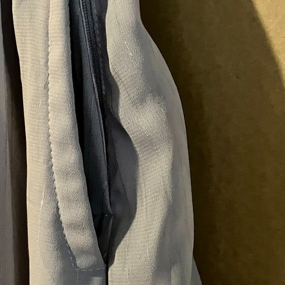 NWOT ModCloth Size Medium Sunny City in Moon Gray Halter Dress with Side Pockets - Picture 6 of 9